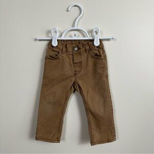 SOLD - H&M Light Brown Straight Fit Pants 6-9M